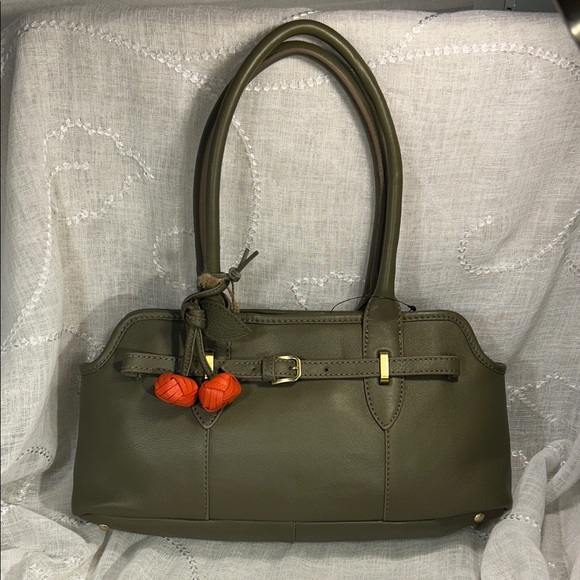 Handmade Handbags - NWT Handmade leather purse with leather cherry charm